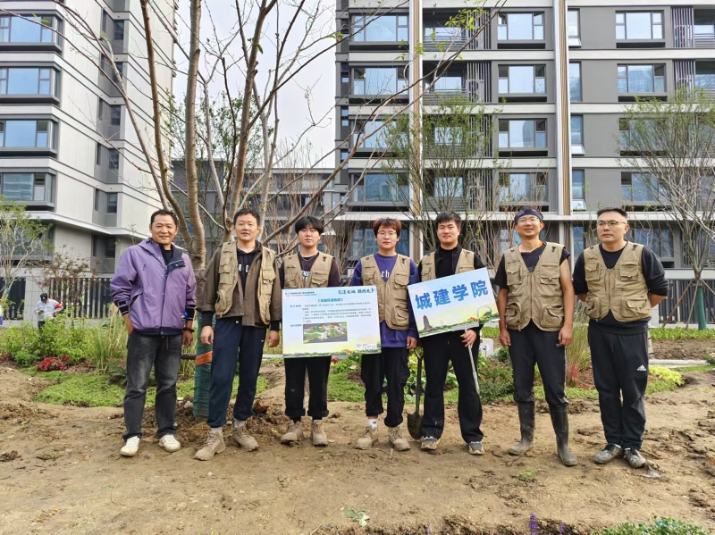 我校园林专业师生参加常州市园林绿化行业花境施工技能竞赛